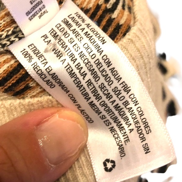 NWOT A NEW DAY 100% Cotton Leopard Cheetah Animal Print Knit Cardigan Sweater - Picture 15 of 16